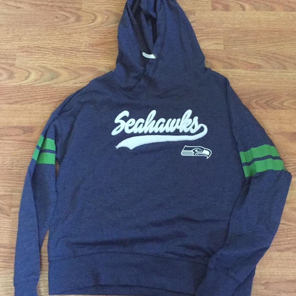 NWOT Seattle Seahawks hooded sweatshirt